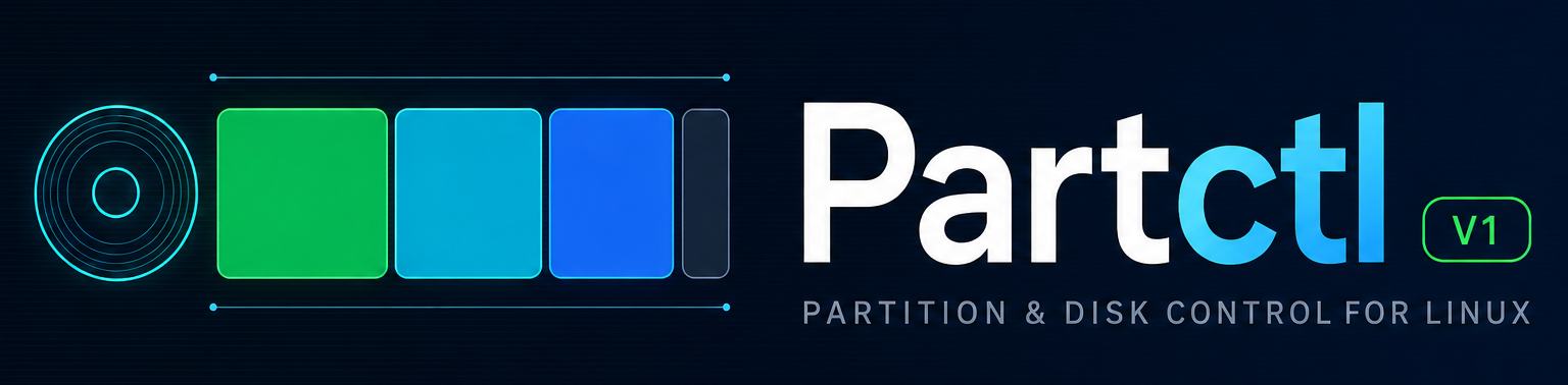 Partctl — Partition & disk control for Linux